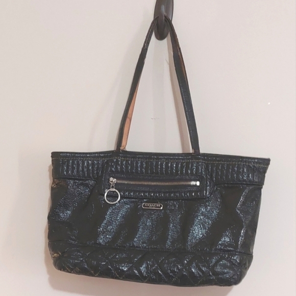 Coach poppy daisy liquid gloss bag - Picture 1 of 16